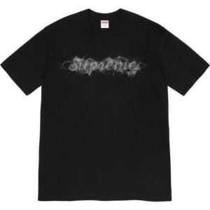 Supreme Smoke Style Black T-shirt