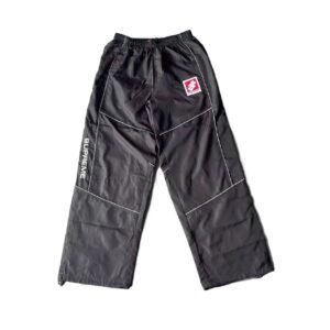 Supreme sporty black long trousers