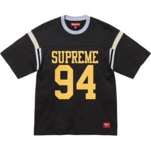 Supreme sporty black short-sleeve