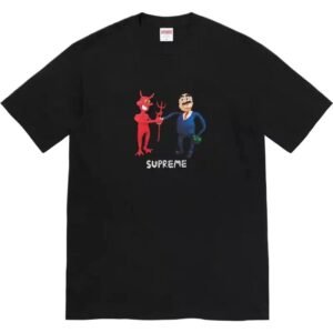 Supreme trendy and cool style black T-shirt