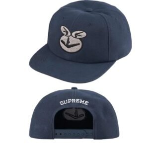 Supreme Trendy Cool Deep Blue Baseball Cap