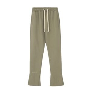 SynaWorld casual style olive green long trousers
