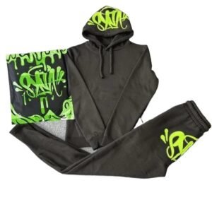 SynaWorld Graffiti Style Black Suit