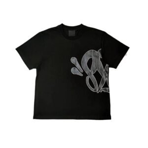 SynaWorld graffiti-style black T-shirt