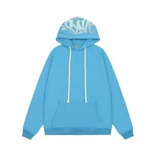 SynaWorld Graffiti-style Blue Hoodie