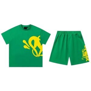 SYNAWorld Graffiti-style Green Suit