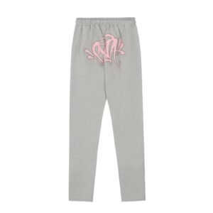 SynaWorld Graffiti Style Light Gray Sweatpants