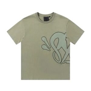 SynaWorld Graffiti-style Light Green T-shirt