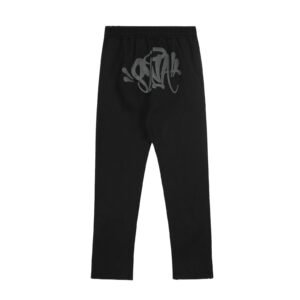 SynaWorld Graffiti Trendy Cool Style Black Pants