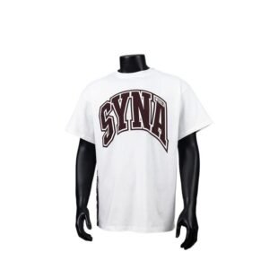 SYNAWorld Retro Style White T-shirt