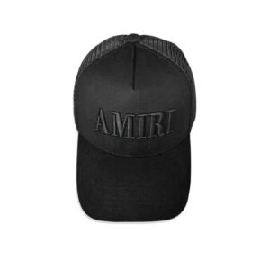 The classic black baseball cap of AMIRI