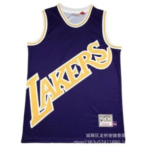 The classic purple jersey of the Lakers.