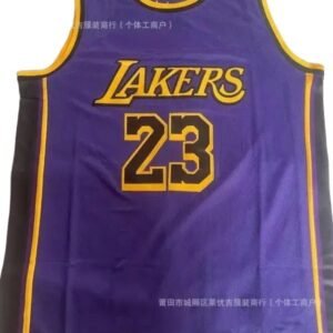 The No. 23 purple jersey of the Lakers.