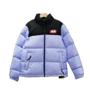 The North Face Color-blocking Trendy Brand Down Jacket