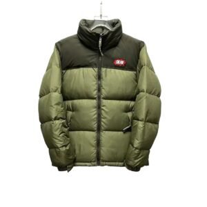The North Face Double - Color Green Trendy and Cool Down Jacket