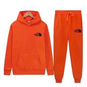 The North Face orange sports suit