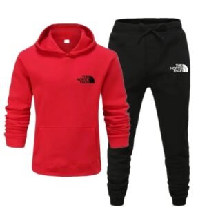 The North Face simple style red and black suit