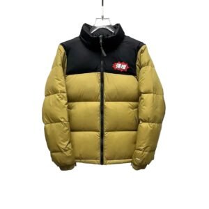 The North Face trendy and cool khaki down jacket
