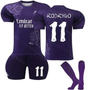 The purple jersey series of Real Madrid's Rodrygo.