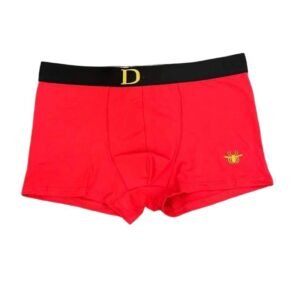 The red men's underwear of the Dior trendy brand.