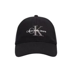 The simple-style black cap of CK Jeans.