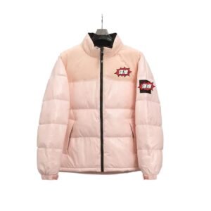 The trendy and cool pink down jacket from The North Face.