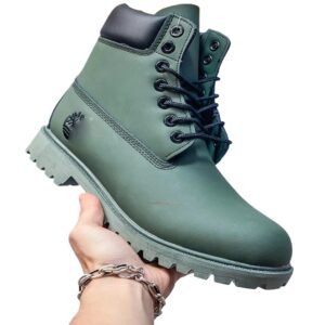 Timberland classic workwear style green boots