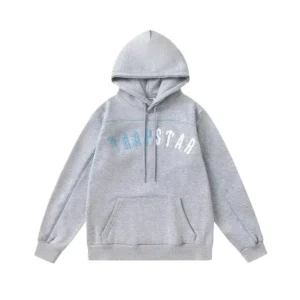 Trapstar Letter Style Grey Hoodie