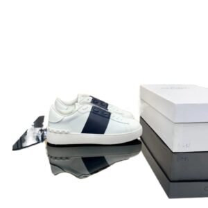 Valentino Black and White Casual Shoes