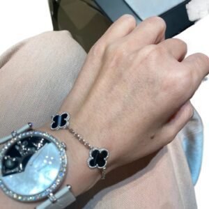 Van Cleef & Arpels Alhambra Black Onyx Bracelet