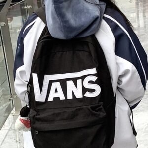 Vans classic black backpack