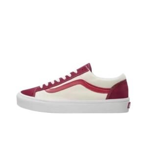 Vans classic red and white casual shoes