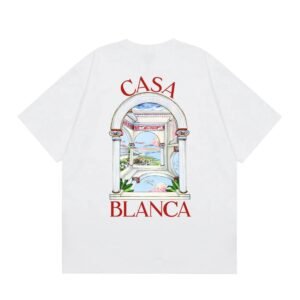 Vintage white T-shirt with Casablanca print