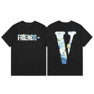 Vlone Art Style Black T-shirt