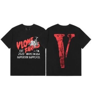 Vlone Farms Trendy Black T-shirt