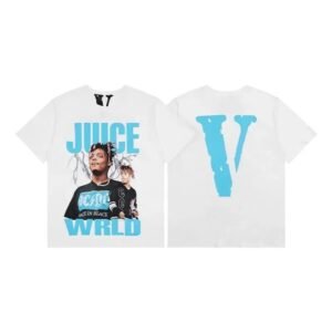 Vlone Juice Wrld Style White T-shirt