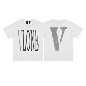 Vlone Letter Print White T-shirt