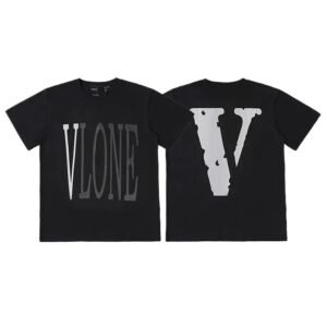 Vlone letter-style black T-shirt