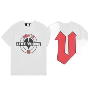 Vlone trendy brand white T-shirt