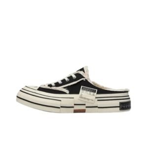 Xvessel Destroy Wind Black and White Slippers