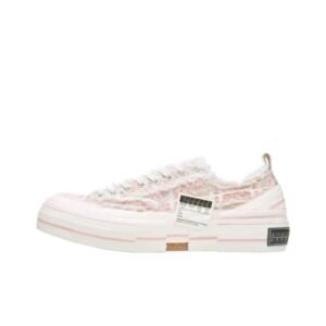 Xvessel retro-style pink sneakers