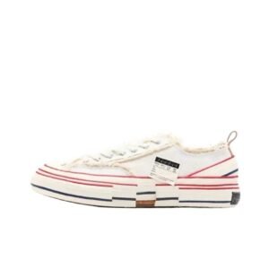 Xvessel Vulcanized Retro Style White Shoes