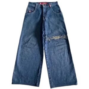 Y2K wide-leg jeans