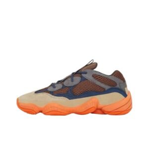 Yeezy retro orange-brown sneakers