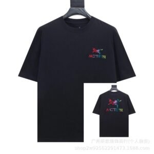 Arc'teryx Colorful Embroidery Black T-shirt