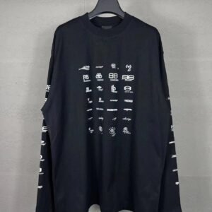 Balenciaga letter print style T-shirt