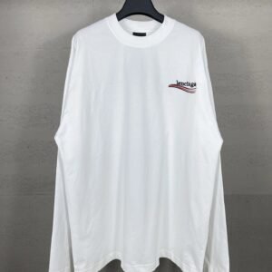 Balenciaga minimalist style white T-shirt