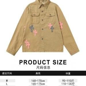 Chrome Hearts Cross Cool Style Khaki Shirt