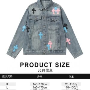 Chrome Hearts Denim Colorful Cross Jacket