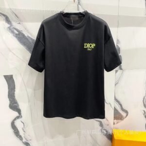 Dior 1947 Simple Style Black T-shirt